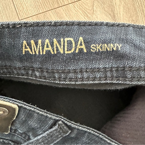 DL1961 Amanda 4 Way Stretch Skinny Jeans Dark Blue 26 - Picture 7 of 8